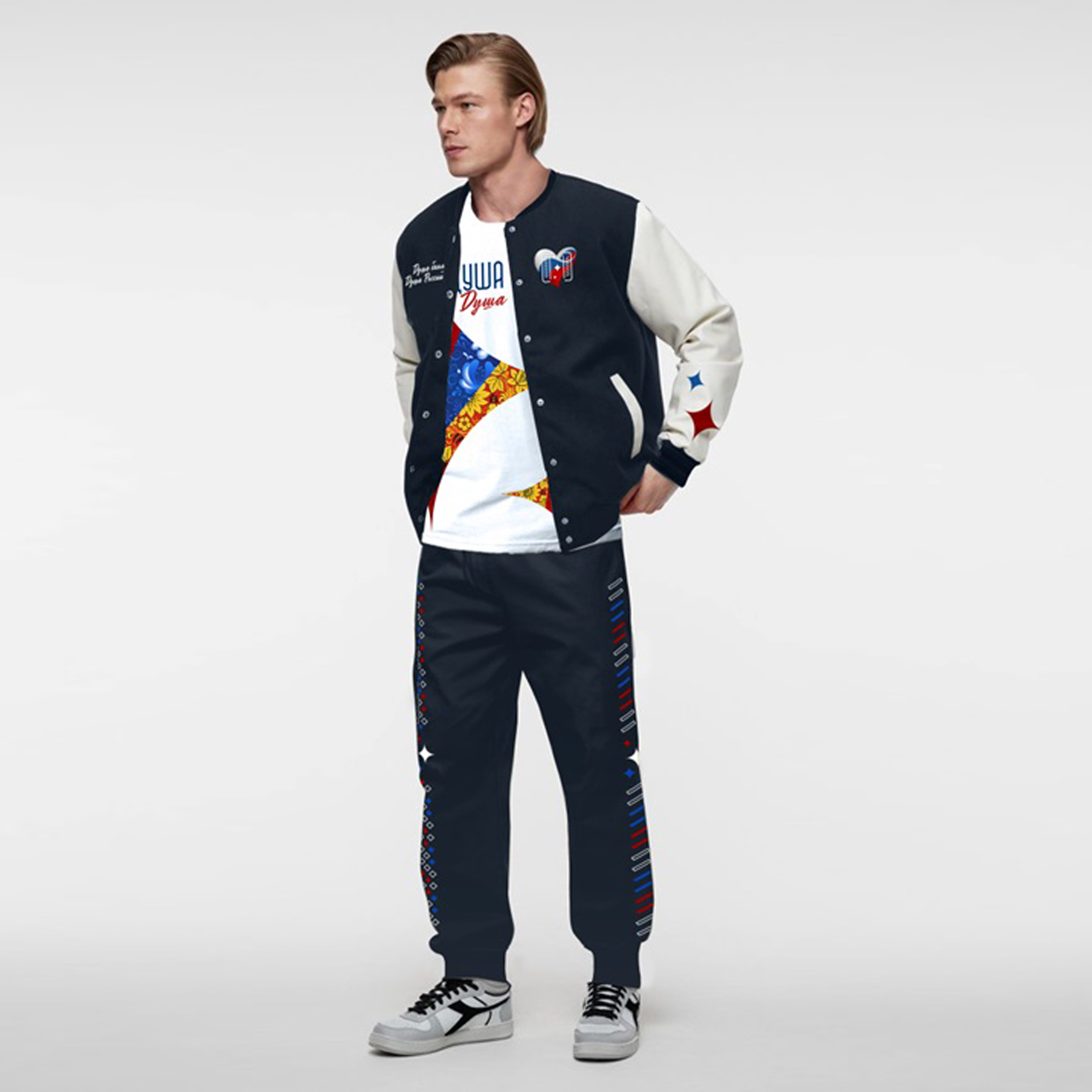 Бомбер ДУША БАЯНА (синий)